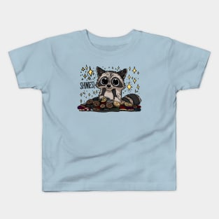 Trash Panda's Treasure - Raccoon Shinies Kids T-Shirt